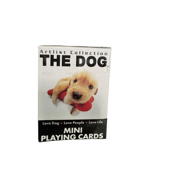 🧩 3 for $15 The Dog Mini Playing Cards 2010 Puppy Deck by US Playing Card Co. - Picture 2 of 7